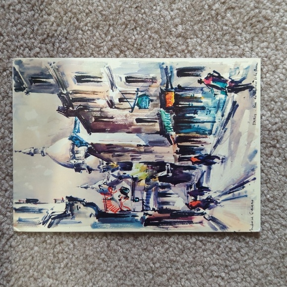 Paris Art Post Cards By Marius Girard - Picture 2 of 3